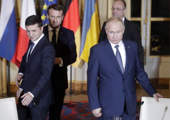 Ukraine conflict, Volodymyr Selenskyj and Vladimir Putin - archive pictures