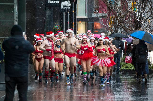 Canada, 2019 Toronto Santa Speedo Run in Toronto