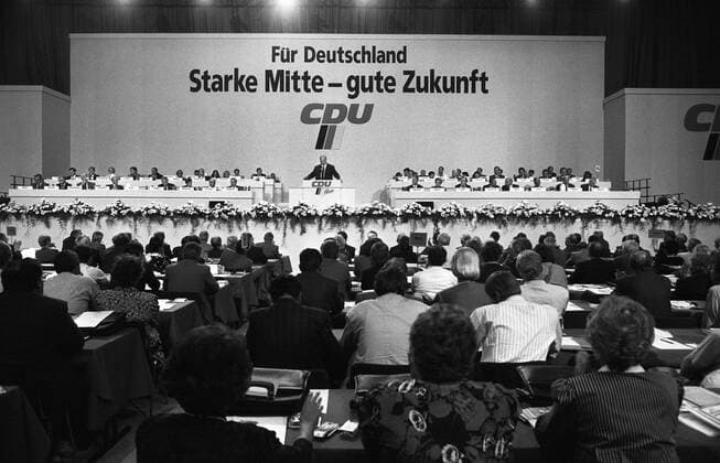 German parties, CDU, The Kohl Government 1982-1998