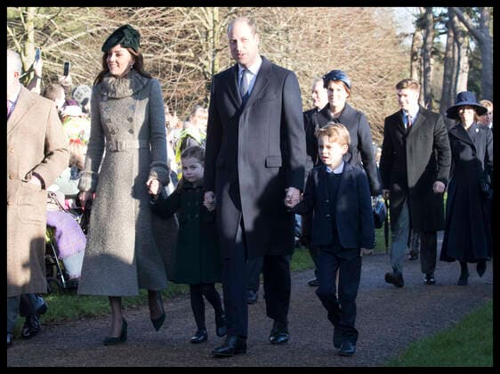 Royals attend Christmas service in Sandringham