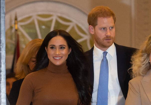 Duchess Meghan and Prince Harry visit Canada House in London