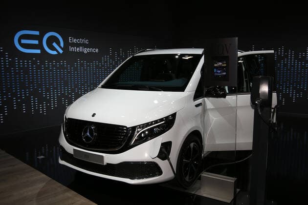 Vehicles, E-cars, Mercedes EQV