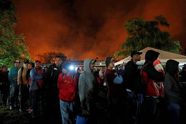 Mexico, Hondurans fleeing via Guatemala reach Hidalgo