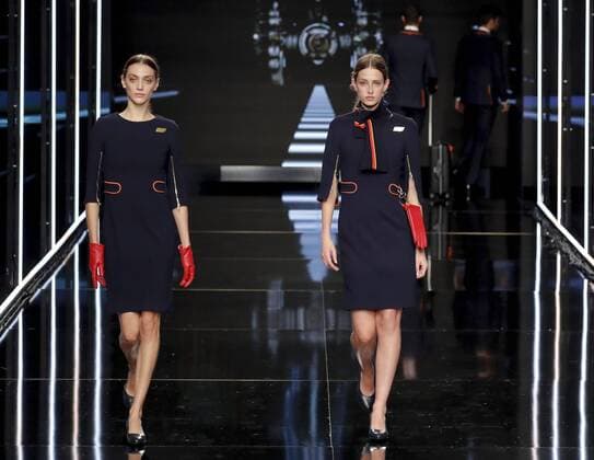 Madrid Fashion Week, Teresa Helbig presents new uniforms for Iberia Airlines