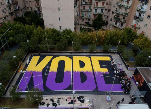 Basketball, Kobe Bryant Mural in Naples