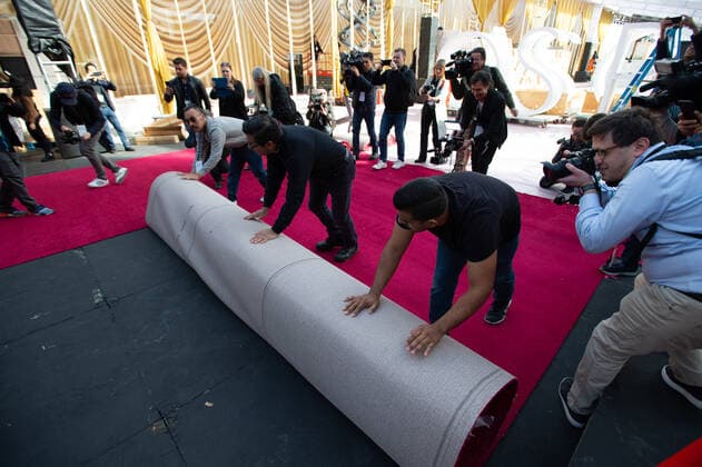 Oscars Red Carpet Roll Out in Hollywood