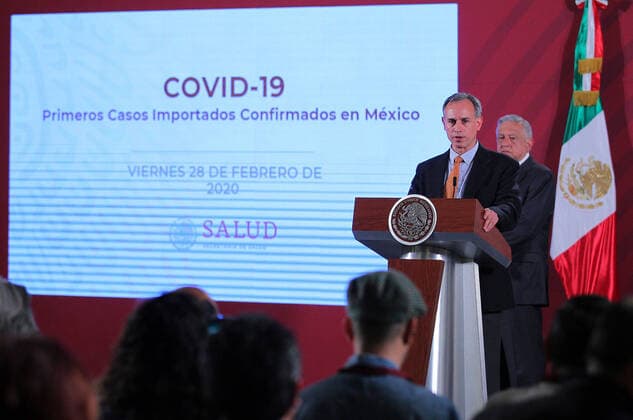 Coronavirus - Press conference on the first case in Mexico