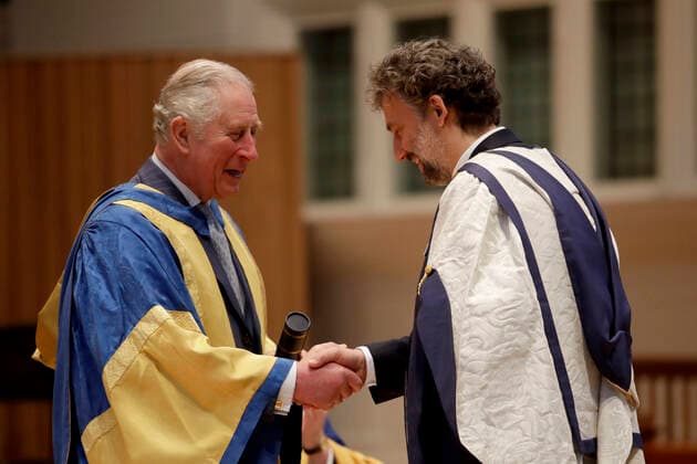 Prince Charles appoints Jonas Kaufmann as honorary doctor of the Royal College of Music in London