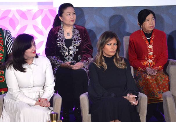 Melania Trump at the International Women of Courage Award in Washington