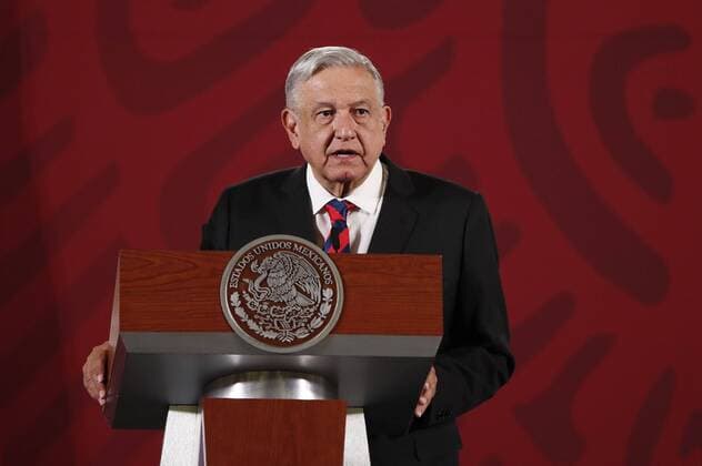 Mexico, Andres Manuel Lopez Obrador Press Conference in Mexico City
