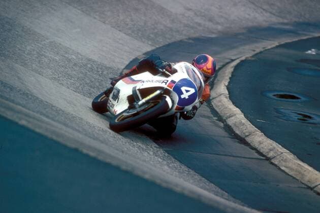 Anton Mang (Deutschland) auf seiner Maschine Motorsport WM Herren Weltmeisterschaft 1980, Motorrad, Motorradrennen, Motorradrennsport, Motorradsport Einzelbild Aufnahmedatum geschätzt Nürburg, Nürburgring Motorsport WM Herren Weltmeisterschaft 1980, Motorrad, Motorradrennen, Motorradrennsport, Motorradsport Einzelbild Aufnahmedatum geschätzt Nürburg, Nürburgring
