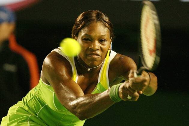 Serena Williams (USA) Tennis Damen Australian Open 2007, WTA Tour, Grand Slam, Finale, Endspiel Einzelbild Melbourne Dynamik, Tennis Damen Australian Open 2007, WTA Tour, Grand Slam, Finale, Endspiel Einzelbild Melbourne Dynamik,