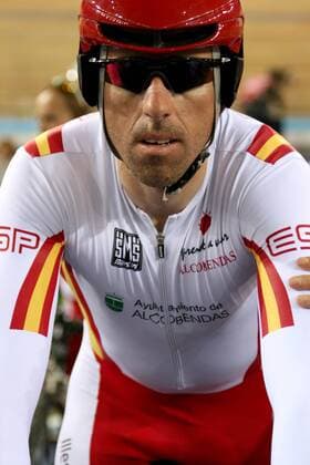 Antonio Tauler (Spanien) am Start - Radsport WM Herren WM 2007, Rad, Bahn, Halle, Indoor, Bahnrad, Bahnradsport, Einzelbild Palma de Mallorca Radsport WM Herren WM 2007, Rad, Bahn, Halle, Indoor, Bahnrad, Bahnradsport, Einzelbild Palma de Mallorca