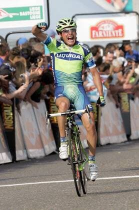 Danilo di Luca (Italien Liquigas) gewinnt Lüttich Bastogne Lüttich 2007 Radsport Herren 93. Lüttich Bastogne Lüttich 2007, ProTour, Straßenradsport, Straße, Rad, Vdig Einzelbild Lüttich Freude, Begeisterung, Radsport Herren 93. Lüttich Bastogne Lüttich 2007, ProTour, Straßenradsport, Straße, Rad, Vdig Einzelbild Lüttich Freude, Begeisterung,