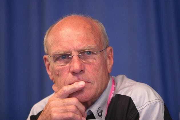 WM Botschafter Rudi Altig (Deutschland) nachdenklich während der Pressekonferenz Radsport WM Herren Vorschau WM 2007, Straßenradsport, Straße, Rad, Pressetermin Porträt Frankfurt M. Nachdenklichkeit, Radsport WM Herren Vorschau WM 2007, Straßenradsport, Straße, Rad, Pressetermin Porträt Frankfurt M. Nachdenklichkeit,