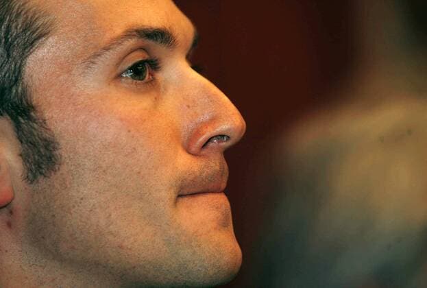 Ivan Basso (Italien) nachdenklich - Radsport Herren Straßenradsport 2007, Straße, Rad, Pressetermin, PK Porträt Mailand Skepsis, Enttäuschung Radsport Herren Straßenradsport 2007, Straße, Rad, Pressetermin, PK Porträt Mailand Skepsis, Enttäuschung