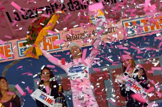 Danilo di Luca (Italien Liquigas, li.) gewinnt den Giro d Italia 2007 - Radsport Herren Giro d Italia 2007, dItalia, ProTour, Straßenradsport, Straße, Rad, Gruppe 21. Etappe: Vestona - Mailand Freude, Begeisterung, Radsport Herren Giro d Italia 2007, dItalia, ProTour, Straßenradsport, Straße, Rad, Gruppe 21. Etappe: Vestona - Mailand Freude, Begeisterung,