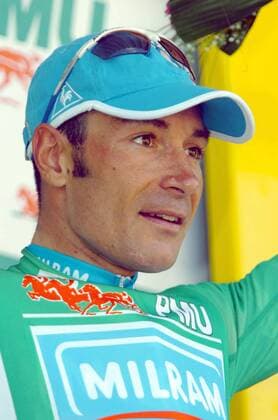 Erik Zabel (Deutschland Milram) trägt nach der 5. Etappe der Tour de France 2007 stolz das grüne Trikot des Sprintbesten - Radsport Herren Tour de France 2007, ProTour, Straßenradsport, Straße, Rad Porträt 5. Etappe: Chablis - Autun Freude, Radsport Herren Tour de France 2007, ProTour, Straßenradsport, Straße, Rad Porträt 5. Etappe: Chablis - Autun Freude,