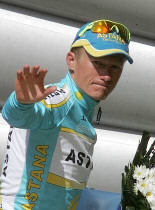 Alexandre Vinokourov (Kasachstan Astana) gewinnt die 15. Etappe der Tour de France 2007 von Foix nach Loudenvielle le Louron Radsport Herren Tour de France 2007, ProTour, Straßenradsport, Straße, Rad Einzelbild 15. Etappe: Foix - Loudenvielle le Louron Nachdenklichkeit, Radsport Herren Tour de France 2007, ProTour, Straßenradsport, Straße, Rad Einzelbild 15. Etappe: Foix - Loudenvielle le Louron Nachdenklichkeit,