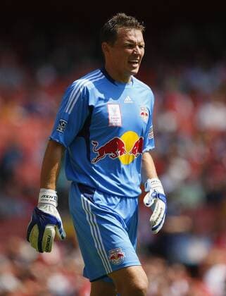 Frank Rost of New York Red Bulls during the Emirates Cup football match between New York Red Bulls and Paris Saint German at Emirates Stadium, London, England, on July 30, 2011. Photo Credit SPORTIMAGE JAKE BADGER Emirates Cup New York Red Bulls v Paris St Germain 30th July, 2011 EDITORIAL USE ONLY. No use with unauthorised audio, video, data, fixture lists, club league logos or live services. Online in-match use limited to 120 images, no video emulation. No use in betting, games or single club league player publications.