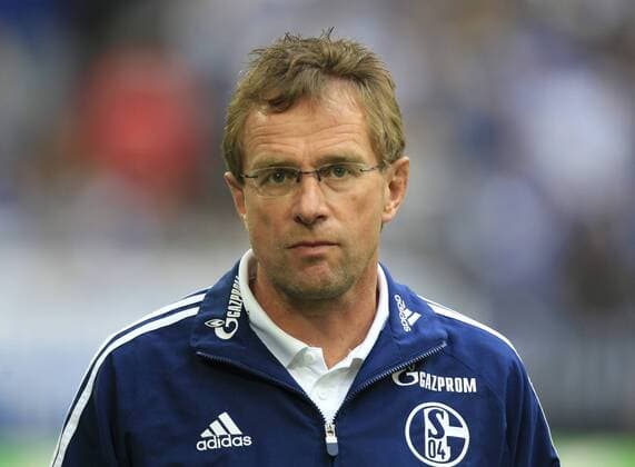 Deutschland, Herren Fussball, 1.Bundesliga, 6 .Spieltag, Saison 2011 2012, 1.FC Schalke 04 vs. FC Bayern München, VeltinsArena, Gelsenkirchen,Ralf Rangnick, S04 Trainer,