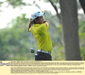July 4, 2012 - Pasuruan, East Java, Indonesia - Ian Andrew (Indonesia) in round 1 Taman Dayu Championship 2012..Taman Dayu Championship, which is the fifth of a record 12 Asian Development Tour events this year..Taman Dayu Championship is US$75,000 Asian Development Tour (ADT) event staged at the panoramic Taman Dayu Golf Club and Resort, Pasuruan, Indonesia..This year, followed by 114 golfer from around the world. Diveided into 4 rounds, start at July 4-7, 2012. Taman Dayu Championship 2012 - ZUMAp11