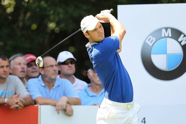 Martin KAYMER (GER) am Abschlag, Tee Einzelbild, angeschnitten, angeschnittenes einzelmotiv, halbfigur, halbe Figur, quer, querformat, horizontal, landscape, Aktion, EP_ckt