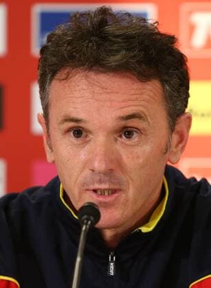 SOCCER - UEFA EURO 2016, qualification, AUT vs MNE, preview VIENNA,AUSTRIA,11.OCT.14 - SOCCER - UEFA European Championship 2016, European Qualifiers, OEFB international match, Austria vs Montenegro, preview, press conference of team MNE. Image shows head coach Marko Vesovic (MNE).