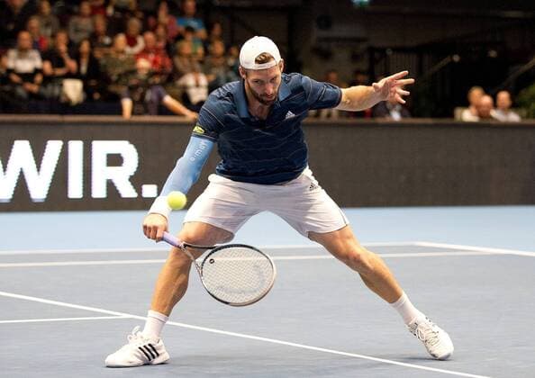 Erste Bank Open 2014 ,HerrenTennis Turnier, ATP Tournament, Wien,Österreich, Doppel Finale, mit Kappe Andre Begemann (GER) ,Aktion,Einzelbild, Ganzkörper,Querformat