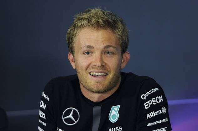 Aktuell Motorsport, Formel 1, GP Barcelona, PK Nico ROSBERG (GER) Mercedes AMG,Aktion,Einzelbild,angeschnittenes Einzelmotiv,Portraet,Portrait,Porträt,lacht,lachen,lachend,optimistisch,gutgelaunt. FIA Pressekonferenz Formel 1:GP von Spanien,Circuit de Catalunya,Saison2015,am 07.05.2015.