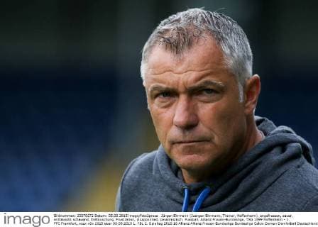 Jürgen Ehrmann (Juergen Ehrmann, Trainer, Hoffenheim), angefressen, sauer, enttäuscht schauend, Enttäuschung, Frustration, disappointed, pessimistisch, Fussball, Allianz Frauen-Bundesliga, TSG 1899 Hoffenheim - 1. FFC Frankfurt, xozx