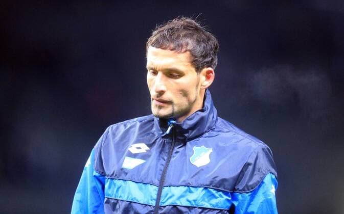 Kevin Kuranyi (Hoffenheim), enttaeuscht nach dem Spiel Hertha BSC Berlin - TSG 1899 Hoffenheim 1. Bundesliga 2015 2016, 1. BL, 1. Bundesliga, DFL, Fußball, Fussball, soccer, Herren, Maenner, Männer, Deutschland, Germany, Ergebnis 1:0 Berlin, 22.11.2015, Olympiastadion