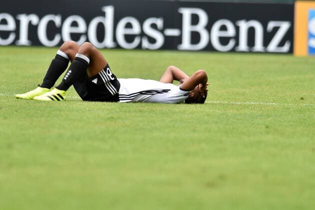 GER, UEFA U19 (U 19) EURO 2016, Vorrunde, Deutschland (GER) vs Italien (ITA) 11.07.2016, Mercedes Benz Arena, Stuttgart, GER, UEFA U19 (U 19) EURO 2016, First Round, Deutschland (GER) vs Italien (ITA), picture shows im Bild: Frust bei Benjamin Henrichs ( 8, Deutschland Germany (GER)) Foto © nordphoto Fabisch nordphotox xFabisch