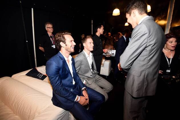 Marc Gene, Scuderia Ferrari Jean Eric-Vergne, Scuderia Ferrari Stoffel Vandorme, McLaren Honda Formula 1 Team Singapore@Amberlounge 2016 Grosser Preis von Singapur 2016, Motorsport, Formel 1,Formula One World Championship WM Weltmeisterschaft Rd15, Singapore Grand Prix, Amberlounge, Marina Bay Street Circuit, Singapore, Saturday 17 September 2016. 17.09.2016, Singapur Copyright: xAndrexJerry Eibner-Pressefotox EP_JAE