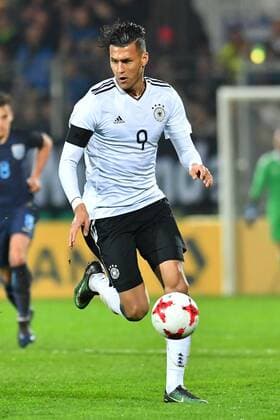 GER, FSP, U 21, Deutschland (GER) vs England (ENG) 24.03.2017, Brita-Arena, Wiesbaden, GER, FSP, U 21, Deutschland (GER) vs England (ENG), picture shows im Bild: Davie Selke (U 21 Deutschland Germany 9) Foto © nordphoto Fabisch Local Caption nordphotox xFabisch
