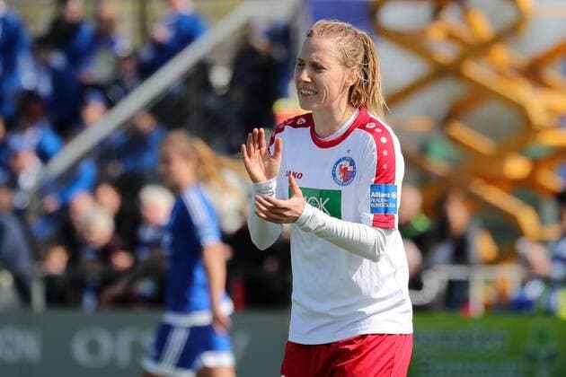 Stefanie Draws (Potsdam, 22), enttäuscht schauend, Enttäuschung, Frustration, disappointed, pessimistisch, Fussball, Allianz Frauen-Bundesliga, SC Sand - 1. FFC Turbine Potsdam, xozx