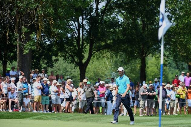 GER, Muenchen, Polo,BMW International Open 2017 23.06.2017, Golfplatz Eichenried, Moosinning, GER, Muenchen, Polo,BMW International Open 2017, im Bild er hat die meisten Zuschauer, Martin Kaymer (GER) nordphotox xSchreyer
