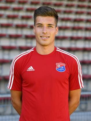 Thomas Hagn (Unterhaching, 3) Einzelbild, Aktion, Action, Porträt, Portrait, Fußball, GER, 3.Liga, Porträttermin 2017 2018, SpVgg Unterhaching, xslx