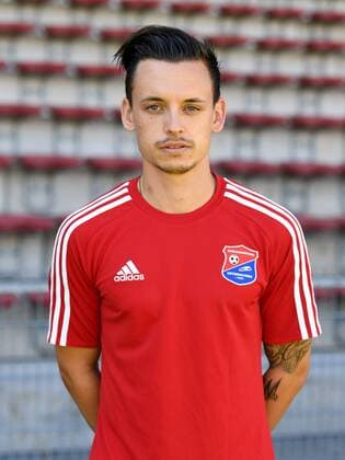 Thomas Steinherr (Unterhaching, 18) Einzelbild, Aktion, Action, Porträt, Portrait, Fußball, GER, 3.Liga, Porträttermin 2017 2018, SpVgg Unterhaching, xslx
