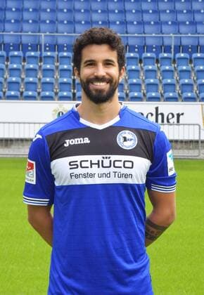 04.07.2017, Fussball, 2. LIGA, Saison 2017 2018, SCHÜCO-ARENA, BIELEFELD Fußball, GER, 2.BL, Portraittermin 2017 2018, DSC Arminia Bielefeld Nils Teixeira (Arminia Bielefeld), Aktion, Einzelbild, Hoch, Portrait