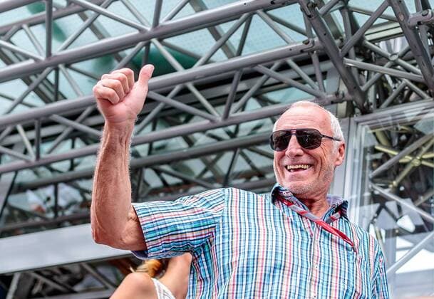 09.07.2017, Red Bull Ring, Spielberg, AUT, FIA, Formel 1, Grosser Preis von Oesterreich, Rennen, im Bild Dietrich Mateschitz (AUT) Red Bull Gruender und Eigentuemer CEO and Founder of Red Bull Dietrich Mateschitz (AUT) during the Race of the Austrian FIA Formula One Grand Prix at the Red Bull Ring in Spielberg, Austria on 2017 07 09. Pictures © 2017, PhotoCredit: JFK Spielberg Kein Release verfuegbar