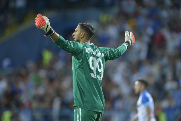CSU Craiova - AC Milan, Uefa Europa League, Third Qualifying Round - 1 Leg, 27 July 2017, Drobeta Turnu Severin, Romania CSU Craiova - AC Milan, UEFA Europa League, Third Qualifying Round - 1 Leg, Gianluigi Donnarumma, 27 July 2017, Drobeta Turnu Severin, Romania Copyright: xRaphaelxSerresx