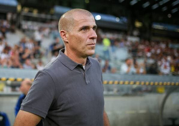 03.08.2017, Tivoli Stadion, Innsbruck, AUT, UEFA EL, Cashpoint SCR Altach vs KAA Gent, Qualifikation, 3. Runde, Rueckspiel, im Bild Trainer Klaus Schmidt (SCR Altach) during the UEFA Europaleague Qualifier 3rd round, 2nd leg match between Cashpoint SCR Altach and KAA Gent at the Tivoli Stadion in Innsbruck, Austria on 2017 08 03. Innsbruck EP_fei