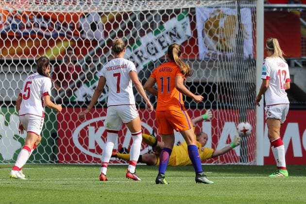 Lieke Martens (Holland, 11), erzielt das Tor zum 2:1, Treffer, Torerfolg, Action, Aktion, Fussball, UEFA Women s EURO 2017, Finale, Niederlande - Dänemark, xozx