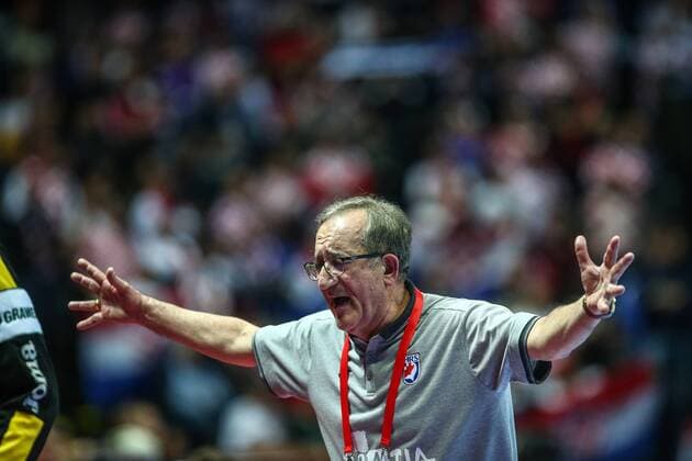 European Handball Championship, Group A, 2nd round, Iceland - Croatia 14.01.2018., Croatia, Spaladium Arena, Split - Spaladium Arena, Split - European Handball Championship, Group A, 2nd round, Iceland - Croatia. Lino Cervar, coach. SlavkoxMidzor PIXSELL