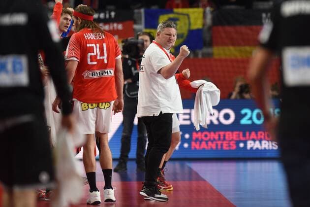 Handball, EM, Deutschland - Dänemark European Handball Championship, Group II, 4th round, Germany - Denmark 21.01.2018., Arena Varazdin, Varazdin, Croatia - 2018 European Men s Handball Championship, Group II, 4th round, Germany - Denmark. Nicolaj Jacobsen. VjeranxZganec-Rogulja PIXSELL