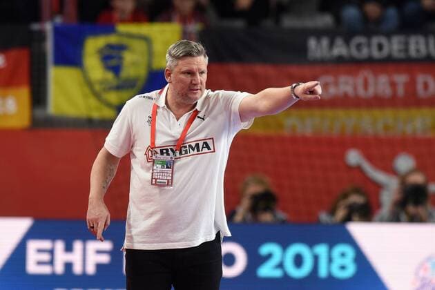 Handball, EM, Deutschland - Dänemark European Handball Championship, Group II, 4th round, Germany - Denmark 21.01.2018., Arena Varazdin, Varazdin, Croatia - 2018 European Men s Handball Championship, Group II, 4th round, Germany - Denmark. Nicolaj Jacobsen VjeranxZganec-Rogulja PIXSELL