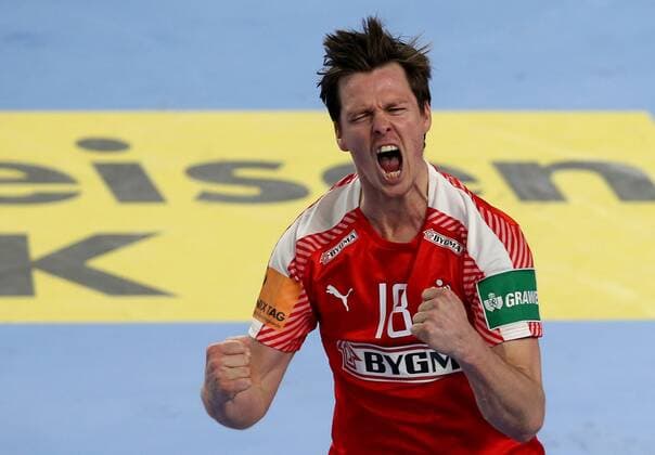 Handball, EM, Deutschland - Dänemark European Handball Championship, Group II, 4th round, Germany - Denmark 21.01.2018., Arena Varazdin, Varazdin, Croatia - 2018 European Men s Handball Championship, Group II, 4th round, Germany - Denmark. Hans Lindberg IgorxKralj PIXSELL