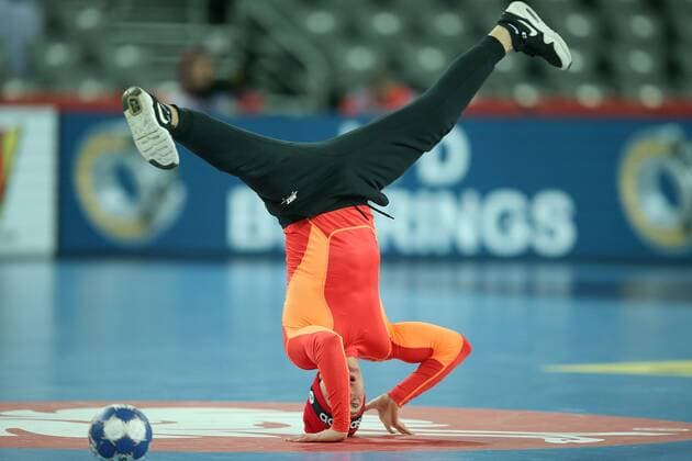 Bilder des Tages - SPORT Handball, EM, Schweden - Weißrussland European Handball Championship, Group I, 3rd round, Sweden - Belarus 22.01.2018., Arena Zagreb, Zagreb, Croatia - 2018 European Men s Handball Championship, Group I, 3rd round, Sweden - Belarus. GoranxStanzl PIXSELL