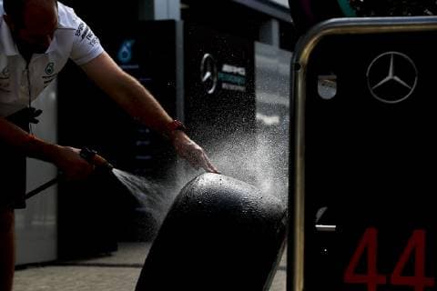Motorsports: FIA Formula One World Championship WM Weltmeisterschaft 2018, Grand Prix of Russia, Pirelli, tire, tires, tyre, tyres, wheel, wheels, Reifen, Rad, feature Sochi Russia
